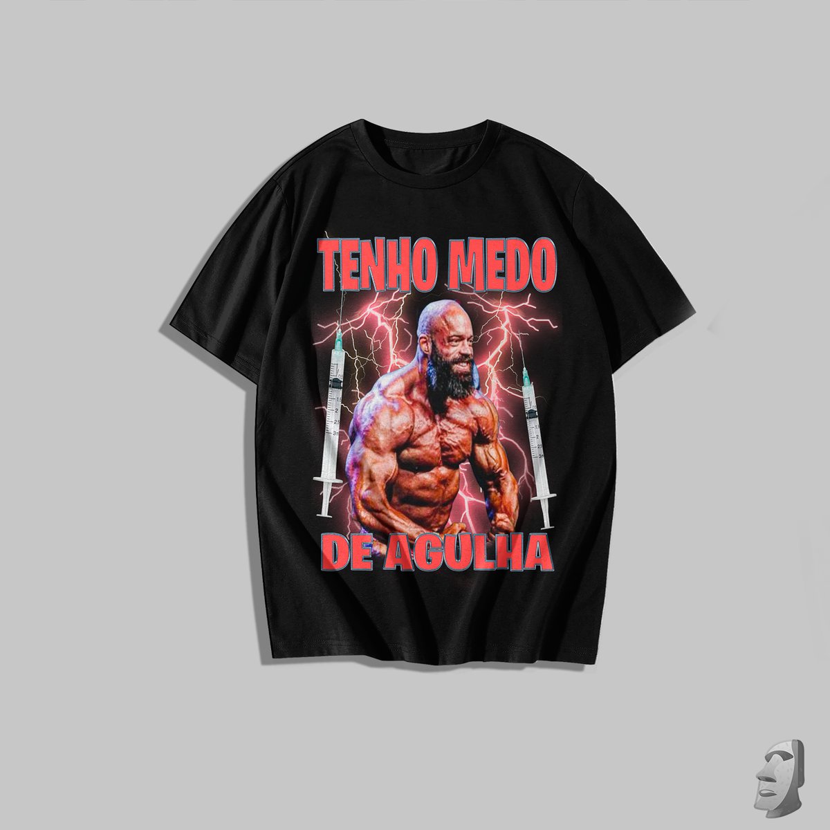 Nome do produto: Camiseta - Tenho medo de agulha