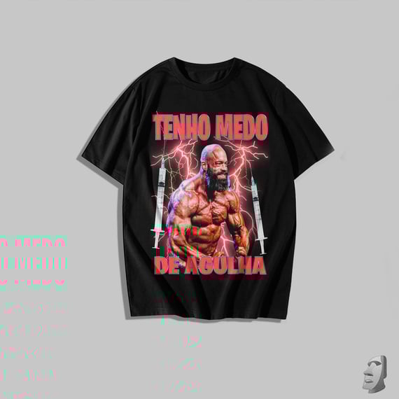 Camiseta - Tenho medo de agulha