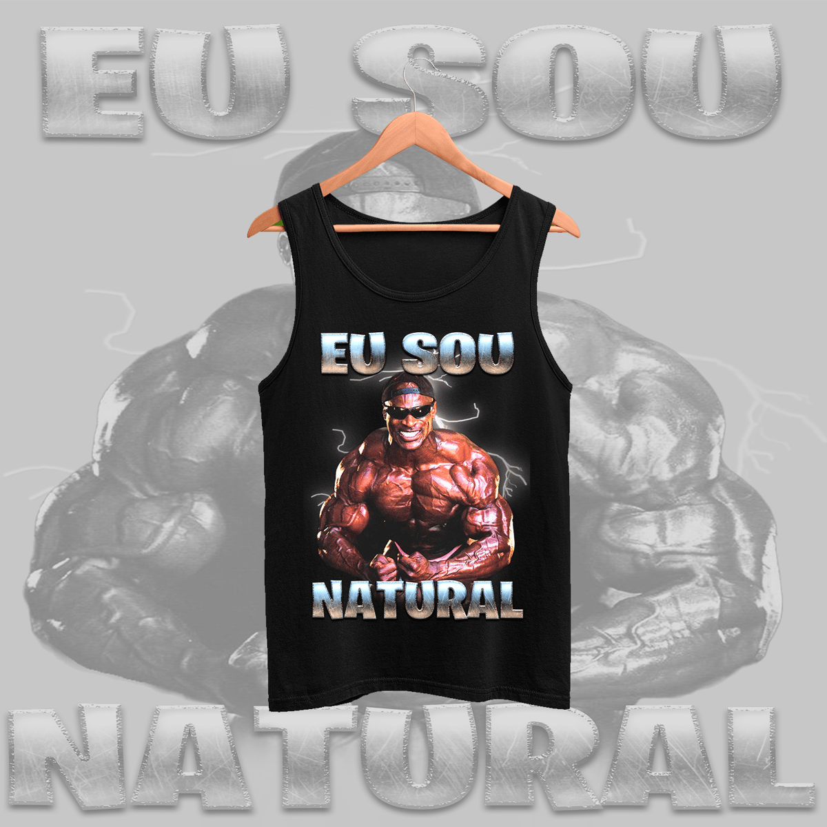 Nome do produto: Regata - Eu sou natural