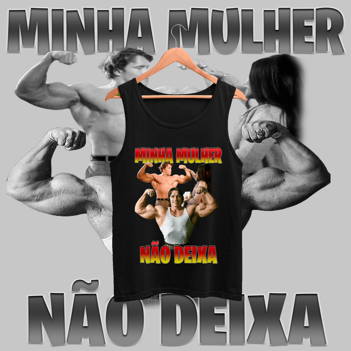 Nome do produto: Regata - Minha mulher não deixa