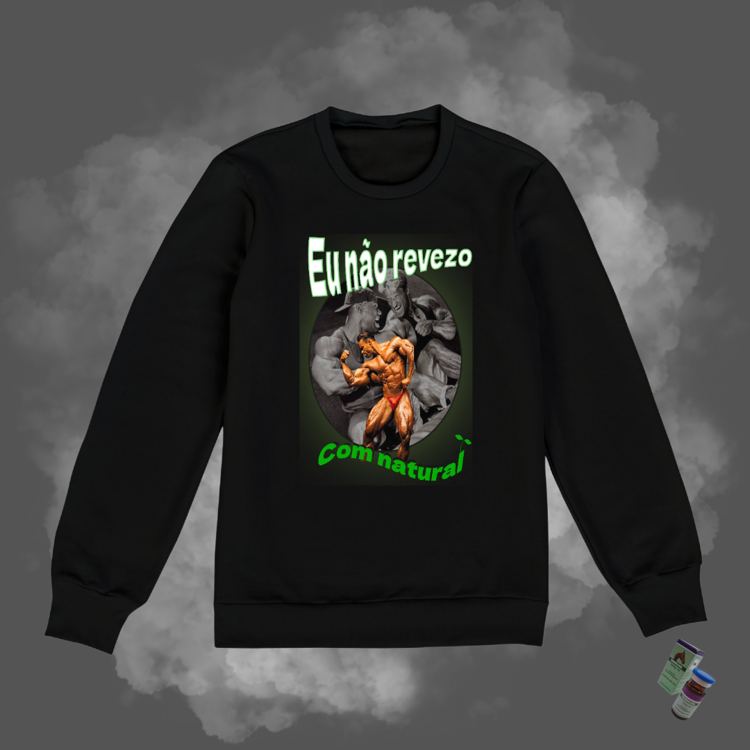 Nome do produto: Suéteres - Eu não revezo com natural