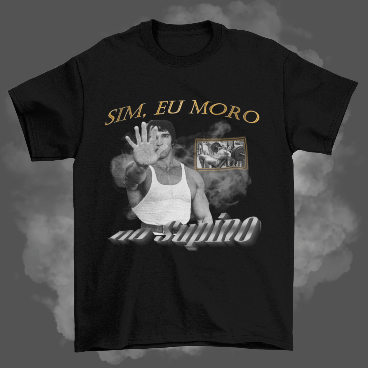 Nome do produto: Camisas - Sim, eu moro no supino