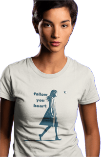 Follow Your Heart - camiseta unissex