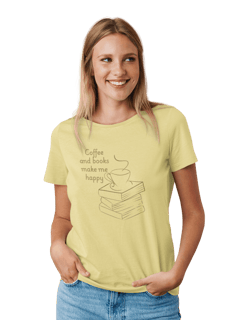 Nome do produtoCamiseta Coffee and Books Feminina