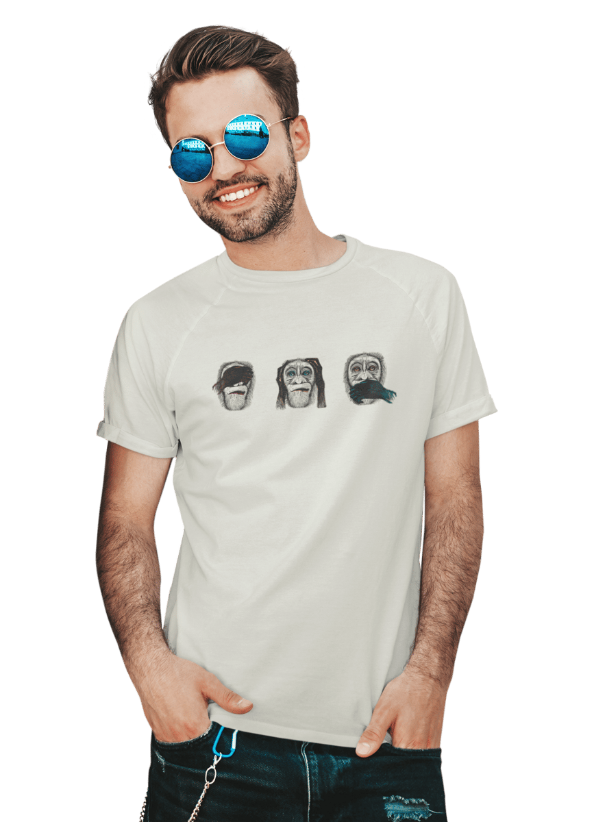 Nome do produto: Camiseta Mizaru Kikazaru Iwazaru 