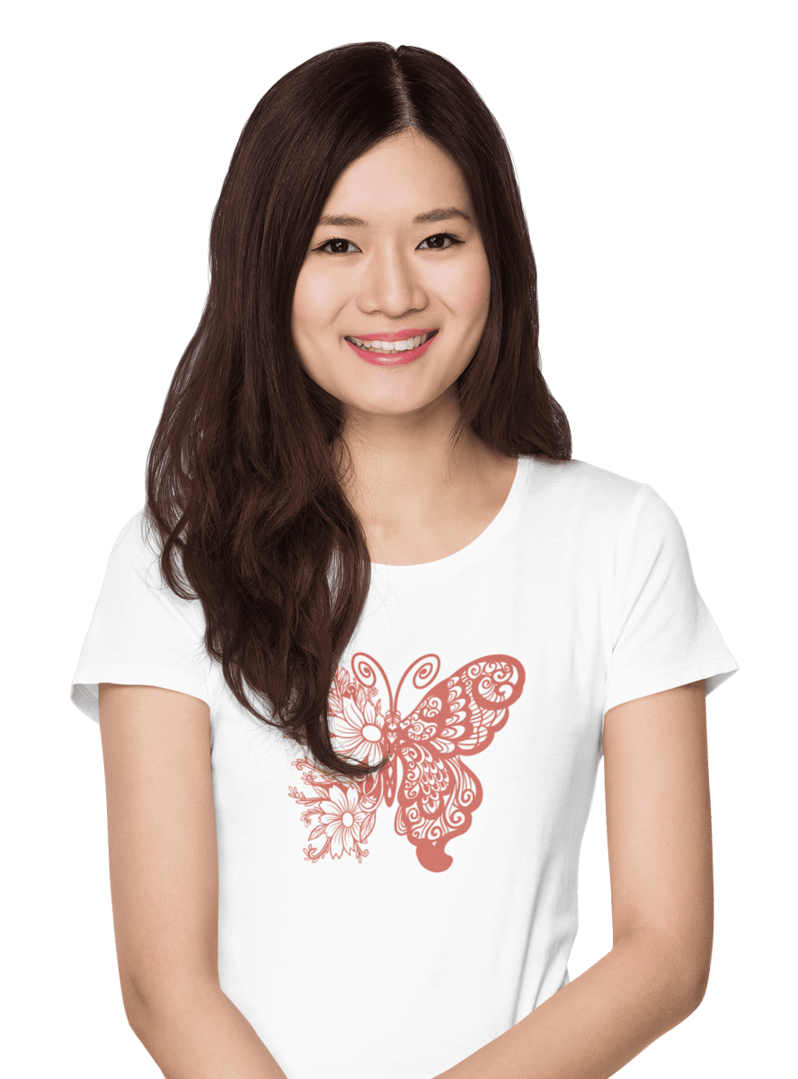 Nome do produto: Camiseta Borboleta