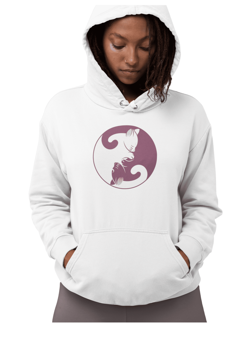 Nome do produto: Moletom Cats Yin Yang