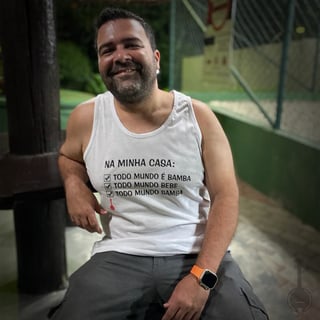 Nome do produto Camiseta Regata Na Minha Casa Todo Mundo é Bamba - Branca