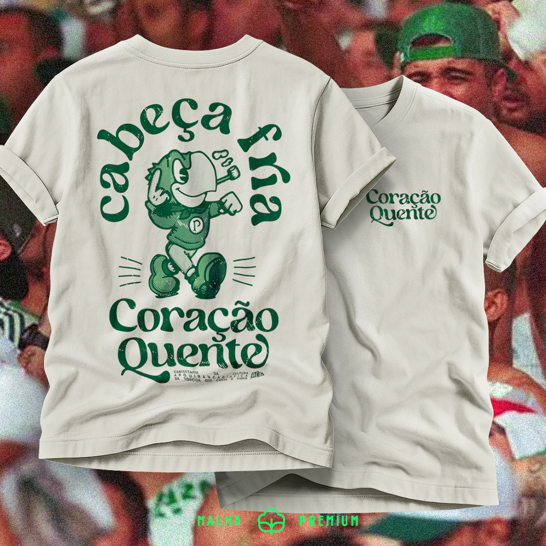 Camiseta Cabeça Fria - Premium