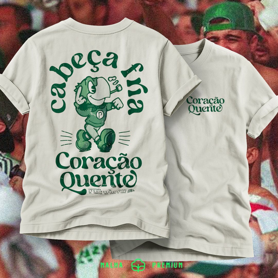 Nome do produto: Camiseta Cabeça Fria - Premium