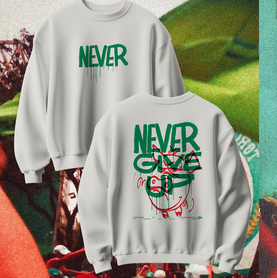 Nome do produto: Moletom Prime Never Give Up