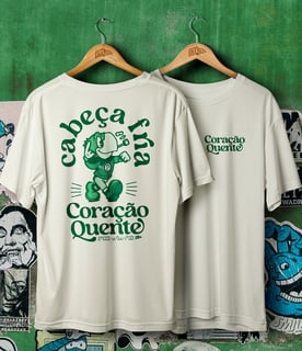 Nome do produto Camiseta Cabeça Fria - Premium