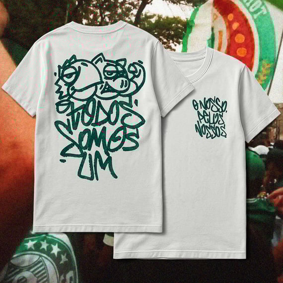 Camiseta Todos Somos Um - Malha Premium