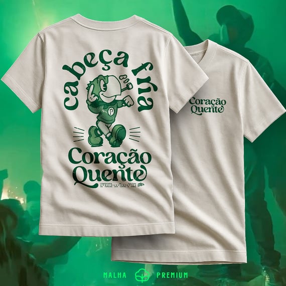 Camiseta Cabeça Fria - Premium