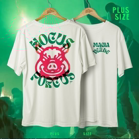 Camiseta Hocus Porcus - PLUS SIZE