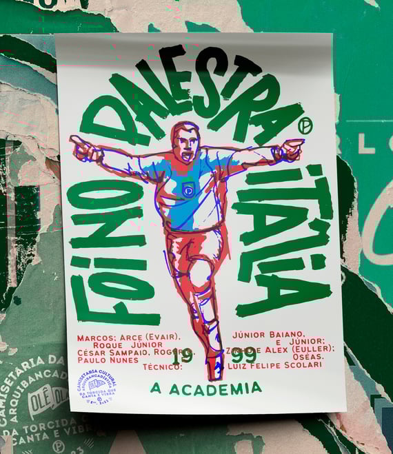 POSTER OLÊ OLÁ - FOI NO PALESTRA ITALIA