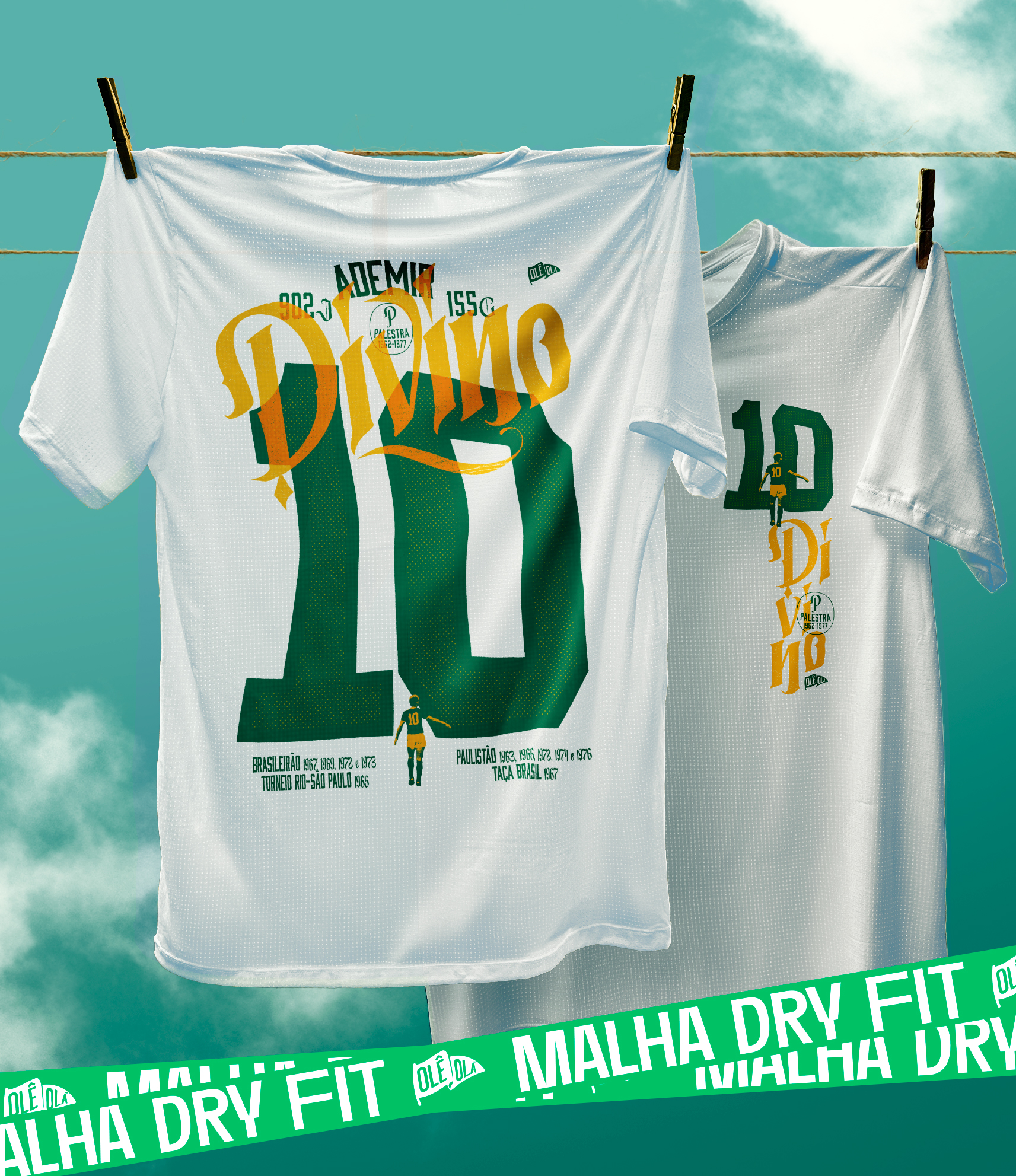 Camiseta // DIVINO 10 // ((( MALHA DRY FIT )))