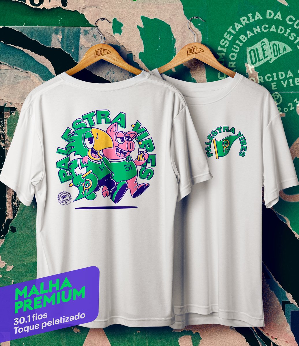 Nome do produto: Camiseta Palestra Vibes - Premium