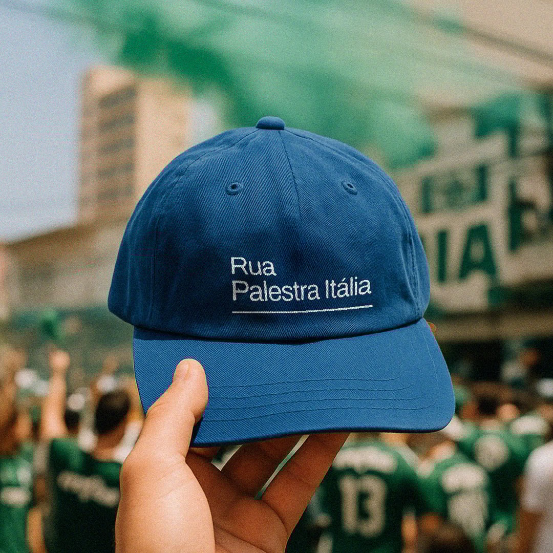 Nome do produto: BONÉ RUA PALESTRA ITÁLIA