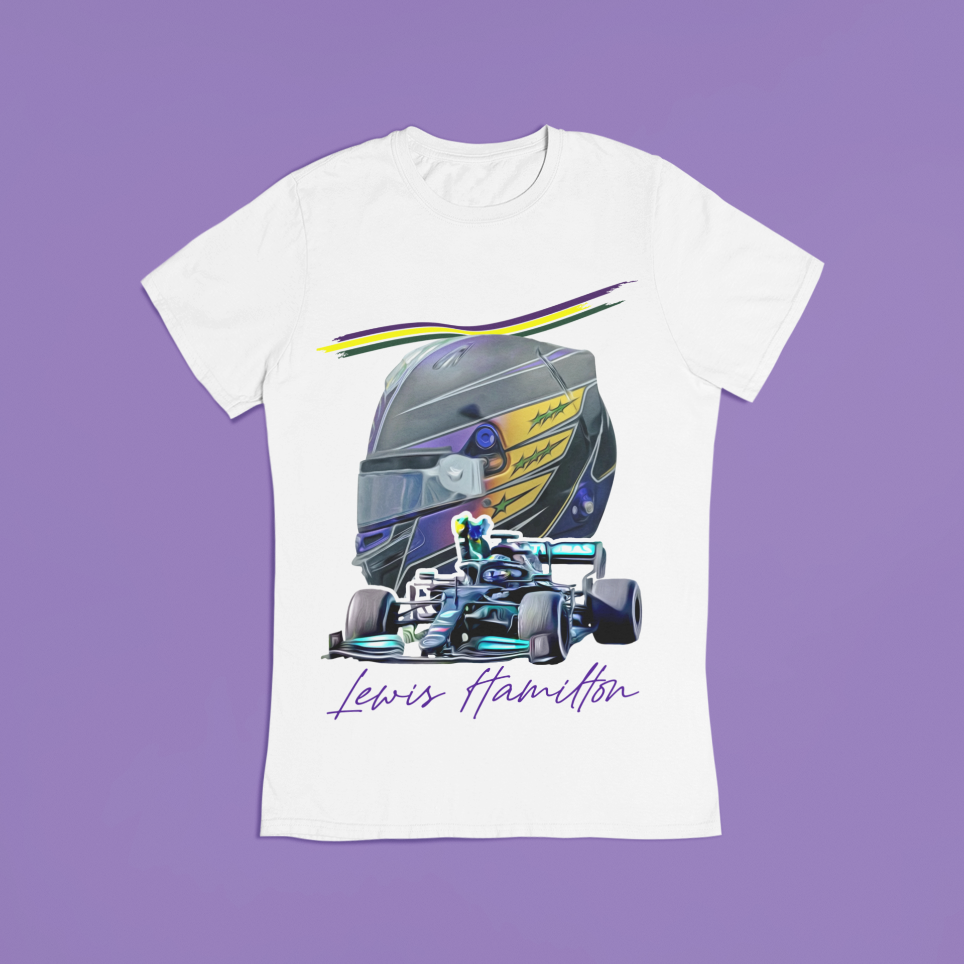 Camiseta Plus Size Lewis Hamilton I’m One of You Brasil