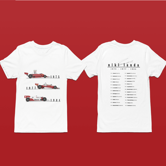 Camiseta Niki Lauda F1 Legend 