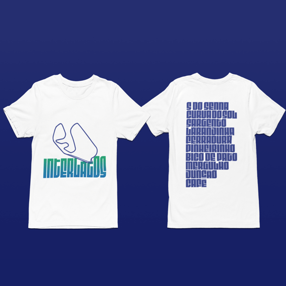 Camiseta Meu lugar é em Interlagos