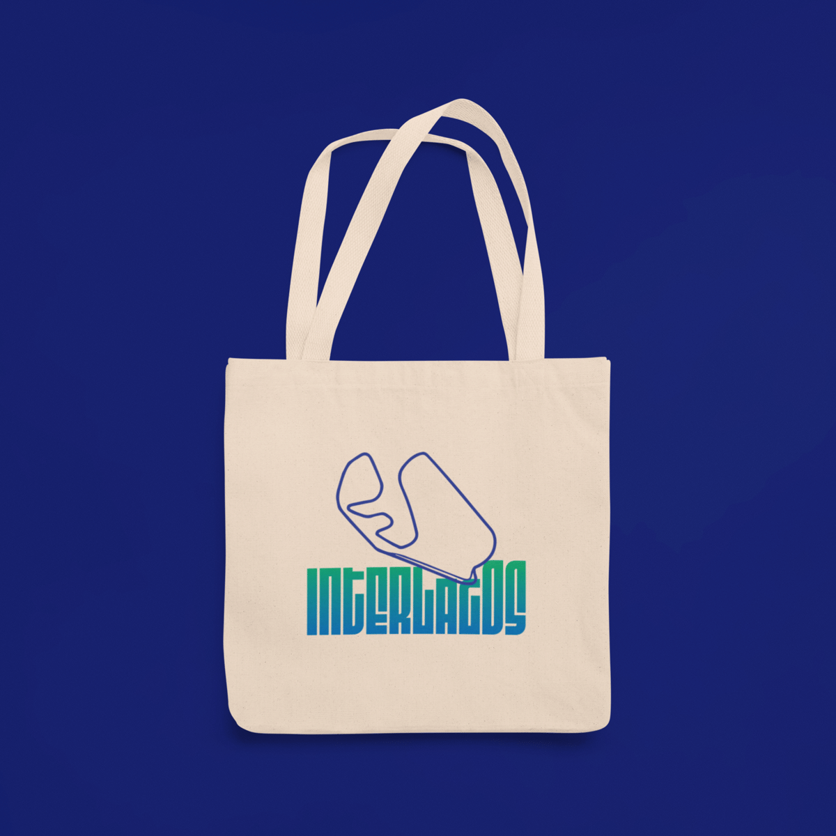 Nome do produto: Ecobag Meu lugar é em Interlagos