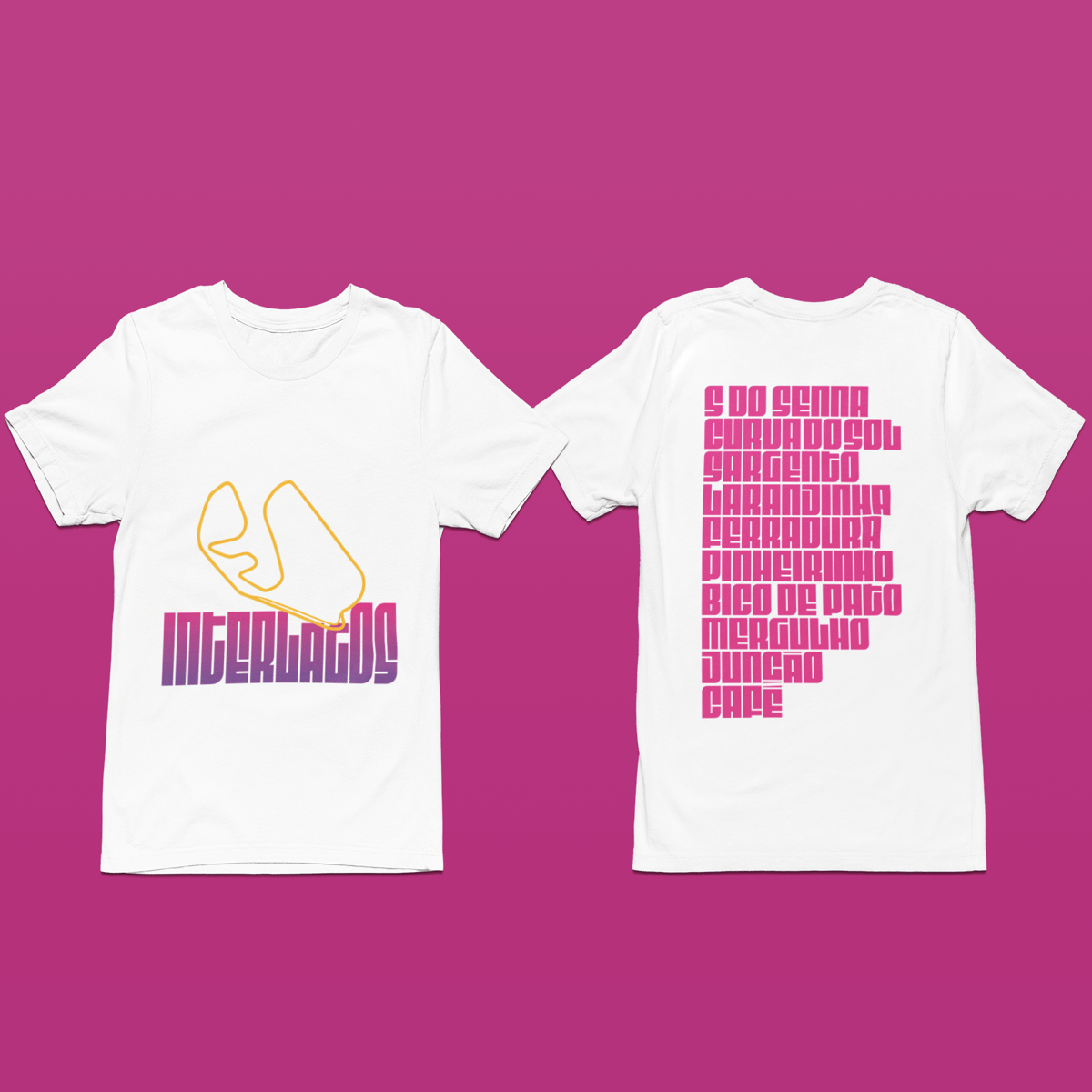 Nome do produto: Camiseta Meu lugar é em Interlagos