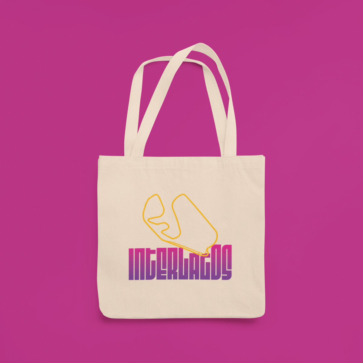 Nome do produto: Ecobag Meu lugar é em Interlagos