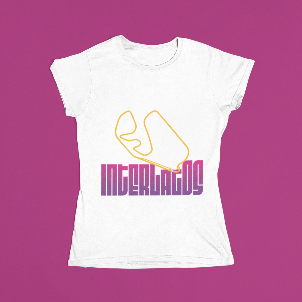 Nome do produto: Babylook Meu lugar é em Interlagos