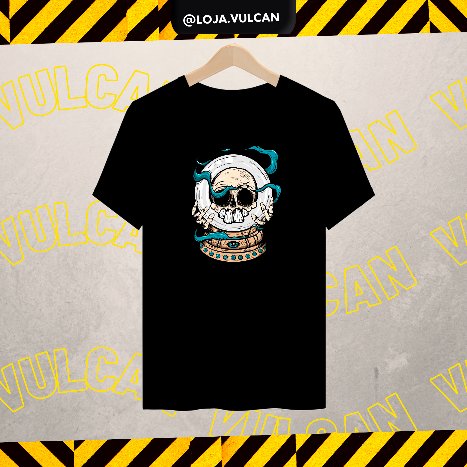 CAMISETA - CRYSTAL SKULL