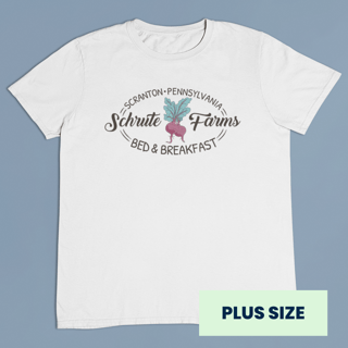 CAMISETA PLUS SIZE SCHRUTE FARMS