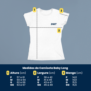 Nome do produto CAMISETA BABY LONG SANJA CITY WARRIORS
