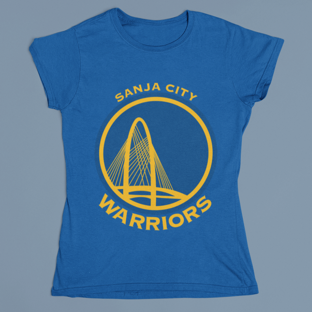 CAMISETA BABY LONG SANJA CITY WARRIORS VISITORS