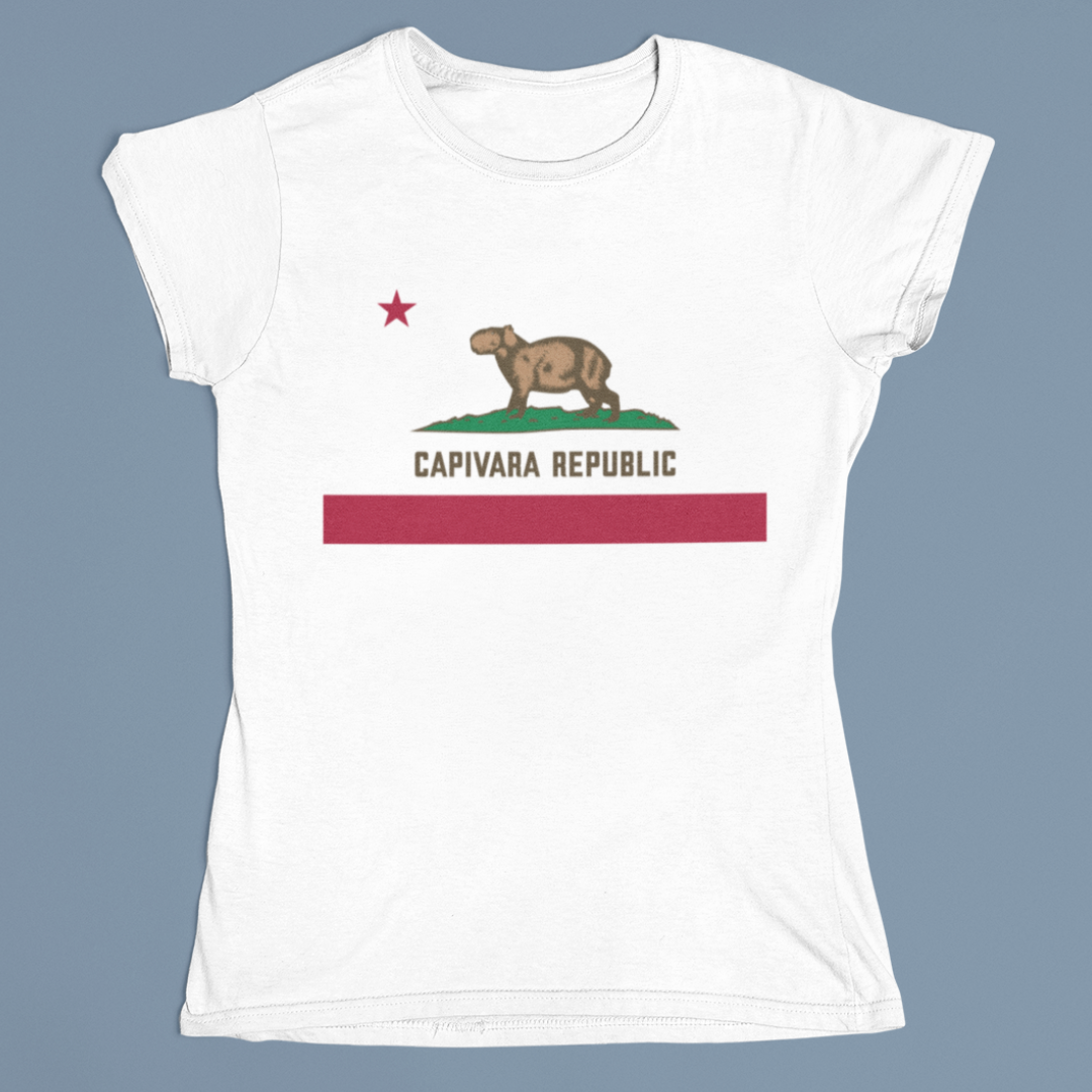 CAMISETA BABY LONG CAPIVARA REPUBLIC