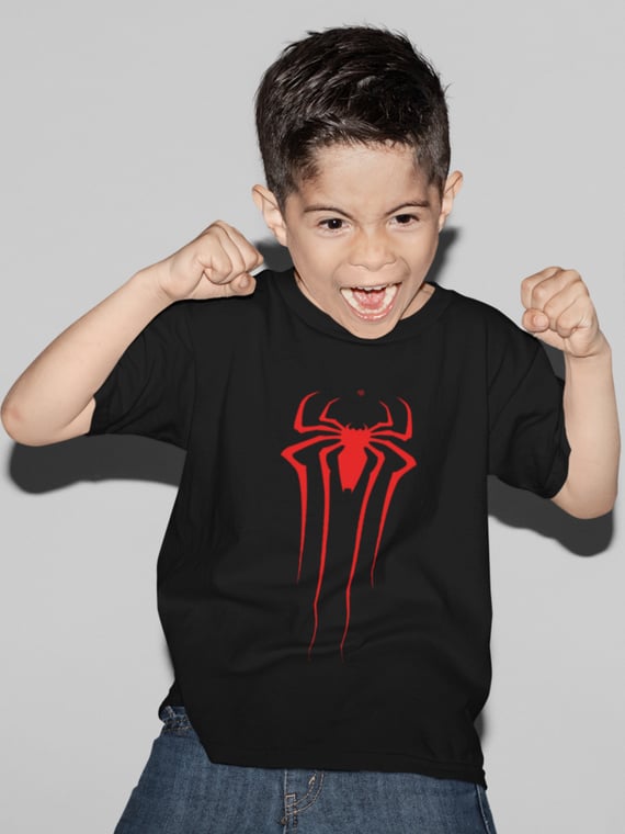 CAMISETA DO HOMEM-ARANHA / 2 a 8 anos 