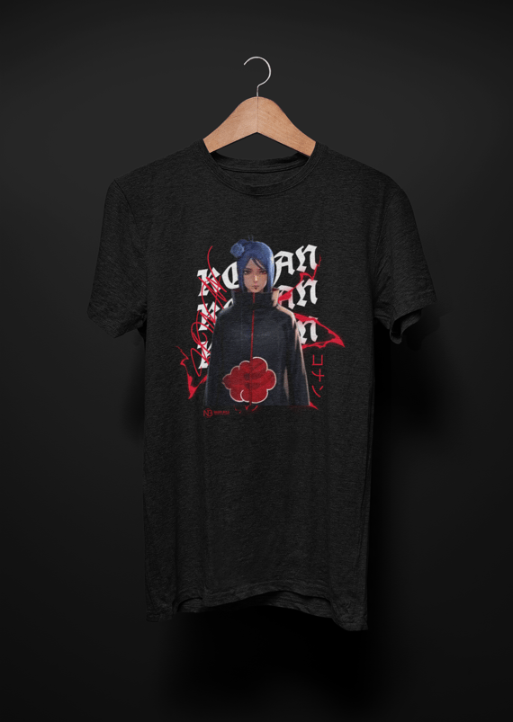 CAMISETA KONAN - AKATSUKI ORIGINAL 