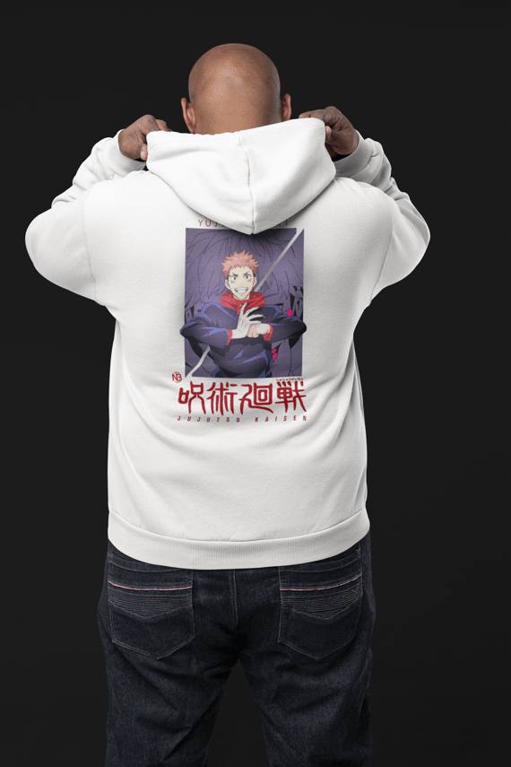 MOLETOM JUJUTSU KAISEN COM ZÍPER 