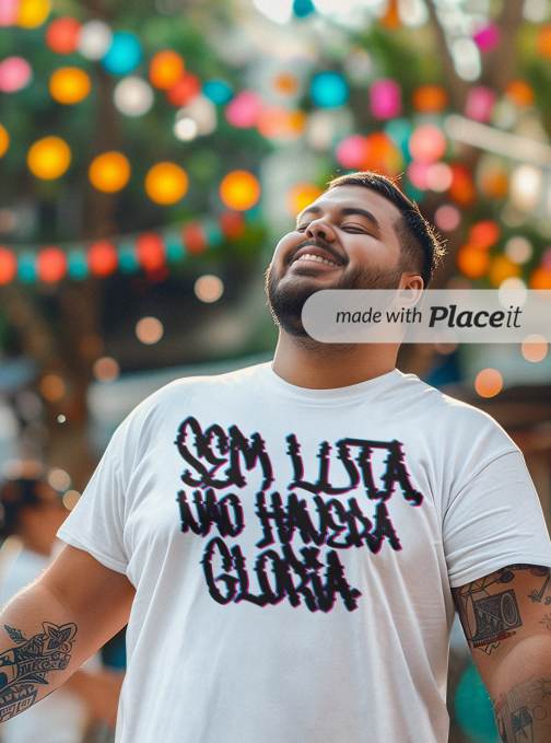 Nome do produto: Camiseta Personalizada | Royal Red Clth. | Sem luta não haverá glória
