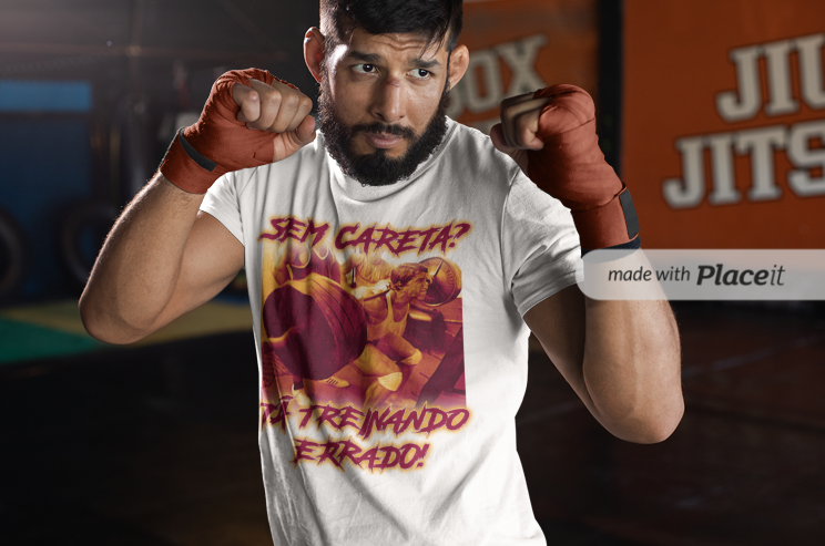 Nome do produto: Camiseta Personalizada | Royal Red Clth. | Sem careta? Tá treinando errado!