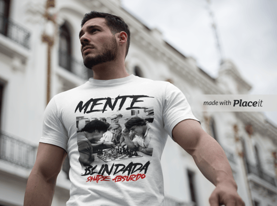 Camiseta Personalizada | Royal Red Clth. | Mente Blindada Shape Absurdo