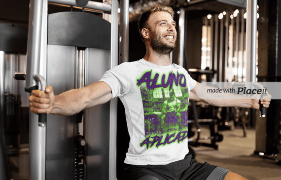 Camiseta Personalizada | Royal Red Clth. | Aluno Aplicado V2 Frente