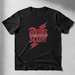 Nome do produto Camiseta Rebel Scum | Rock & Star Wars