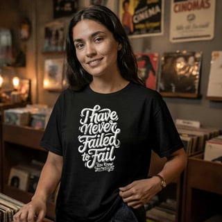 Nome do produto Camiseta I Have Never Failed to Fail | NIrvana