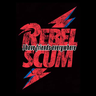 Nome do produto Camiseta Rebel Scum | Rock & Star Wars
