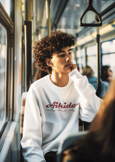 Nome do produto Moletom BRANCO Ki Ken Tai - Aikido