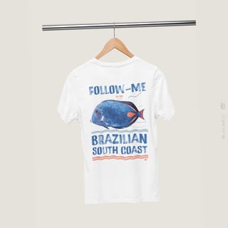 Follow-me South Coast - Camiseta Estampada Branca