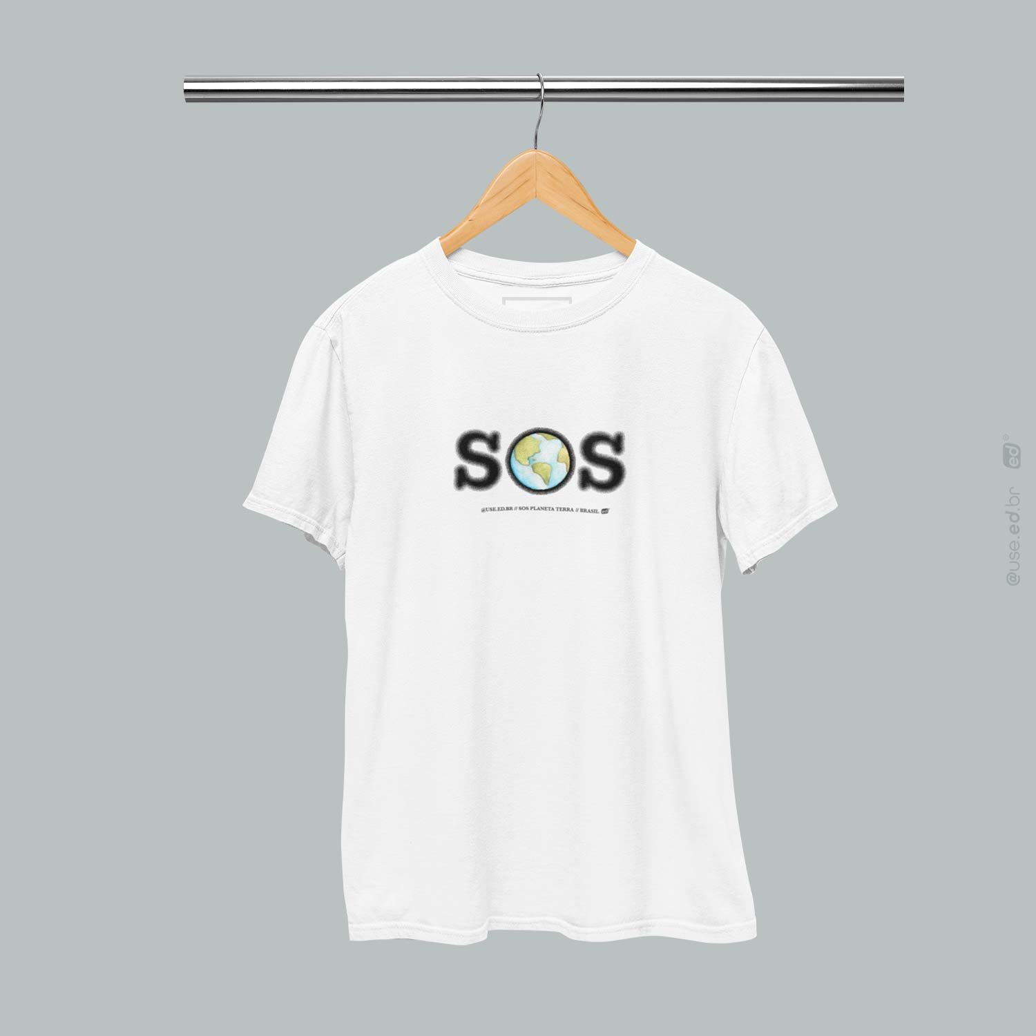 SOS Terra - Camiseta Estampada SOS Planeta Terra Cores