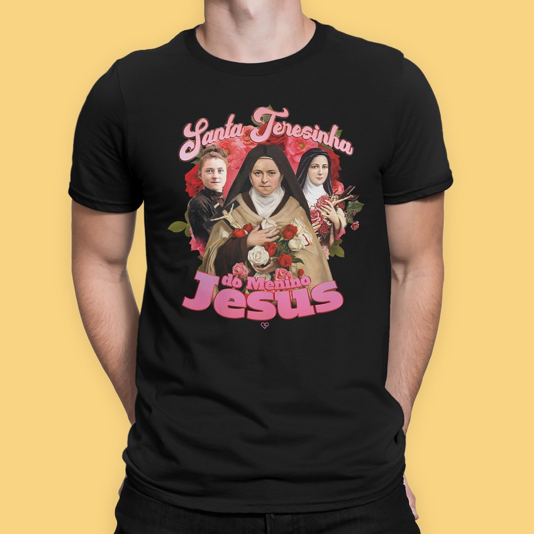 Camiseta Santa Teresinha Bootleg