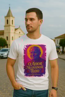Nome do produto Camiseta São João Paulo II - O Amor me ensinou tudo